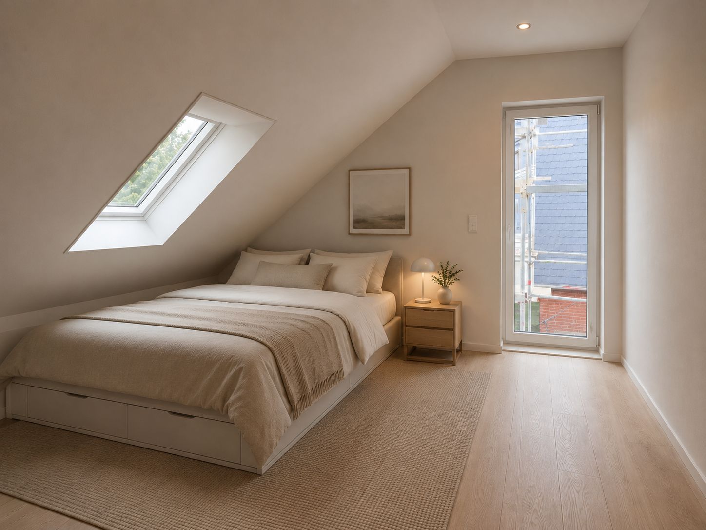 Schlafzimmer im Dachgeschoss